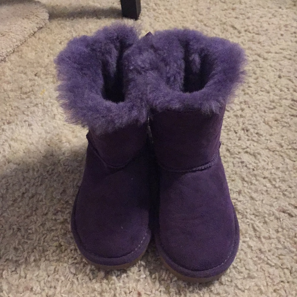 Ugg purple Bow boots